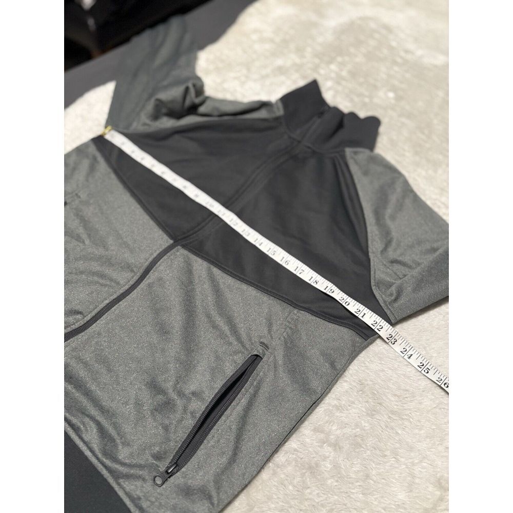 The North Face Tech Mens Gray‎ Zip Up Jacket Size Large Logo - Picture 3 of 8